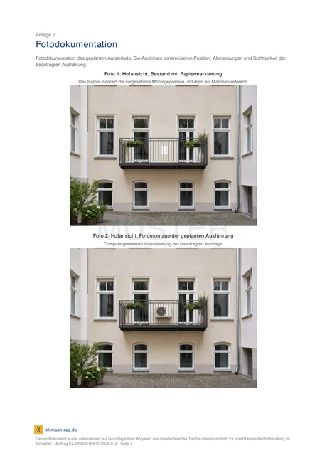 Musterseite Fotomontage